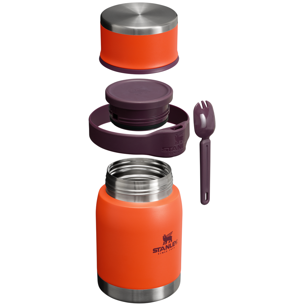 Adventure To-Go Food Jar + Spork | 24 OZ D2