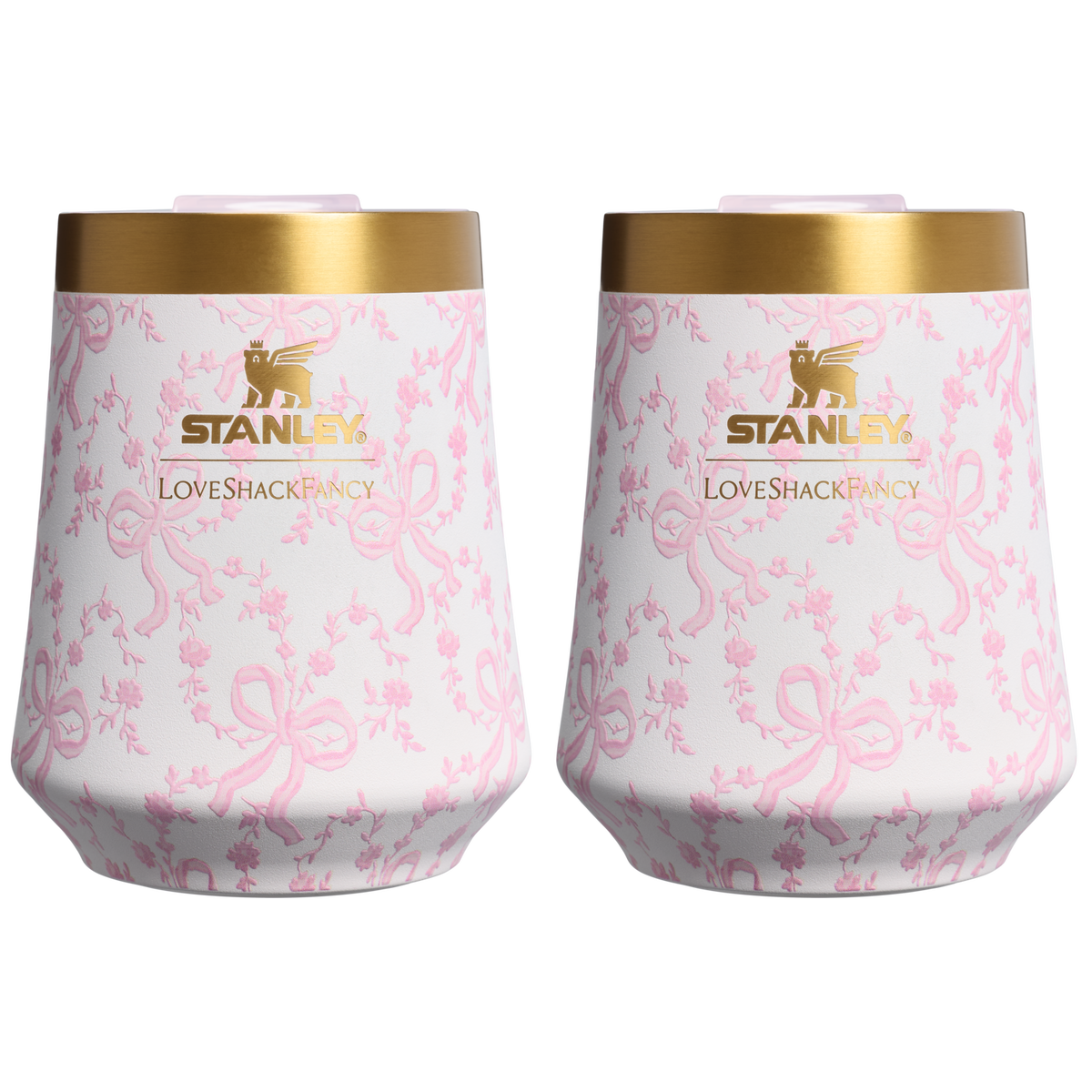 Stanley 1913 x LoveShackFancy Holiday The Reserve Wine Tumbler Set | 11 OZ (2-pack) Y7