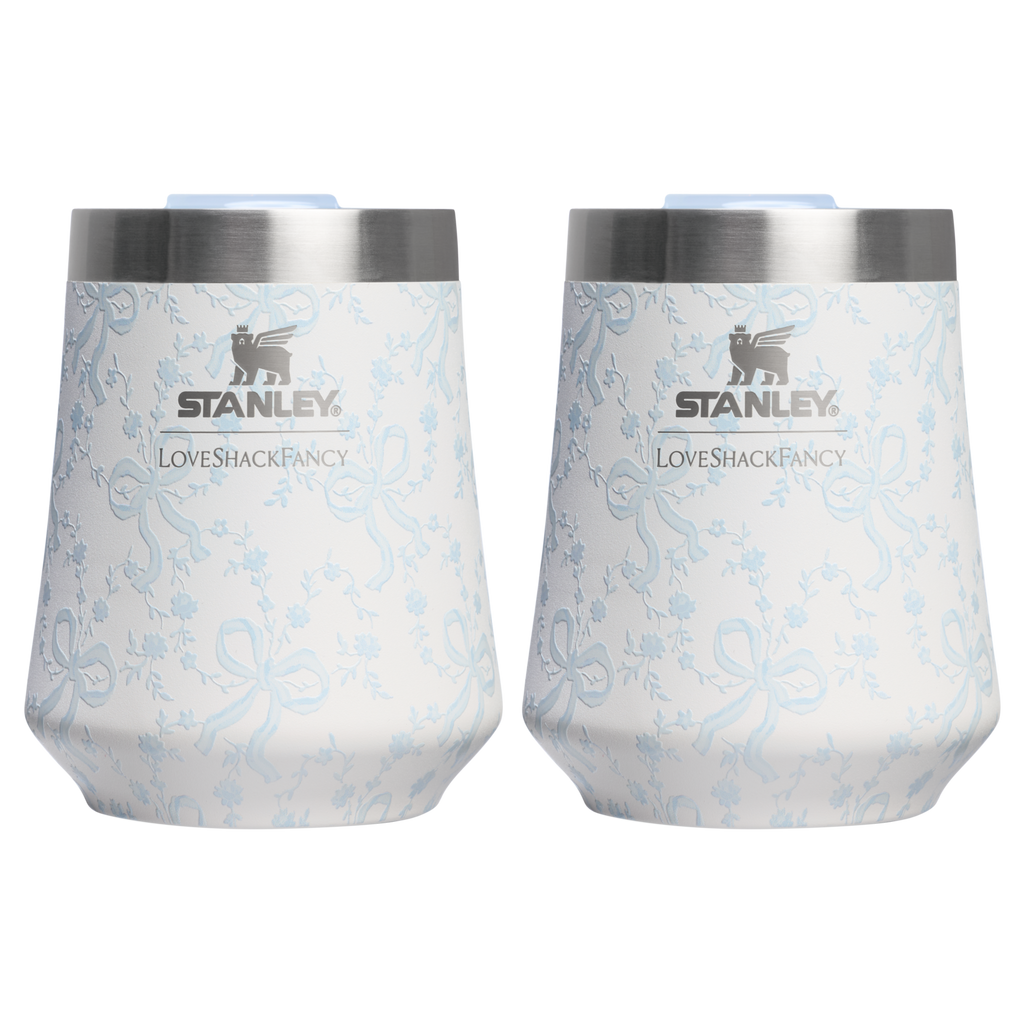 Stanley 1913 x LoveShackFancy Holiday The Reserve Wine Tumbler Set | 11 OZ (2-pack) Y7