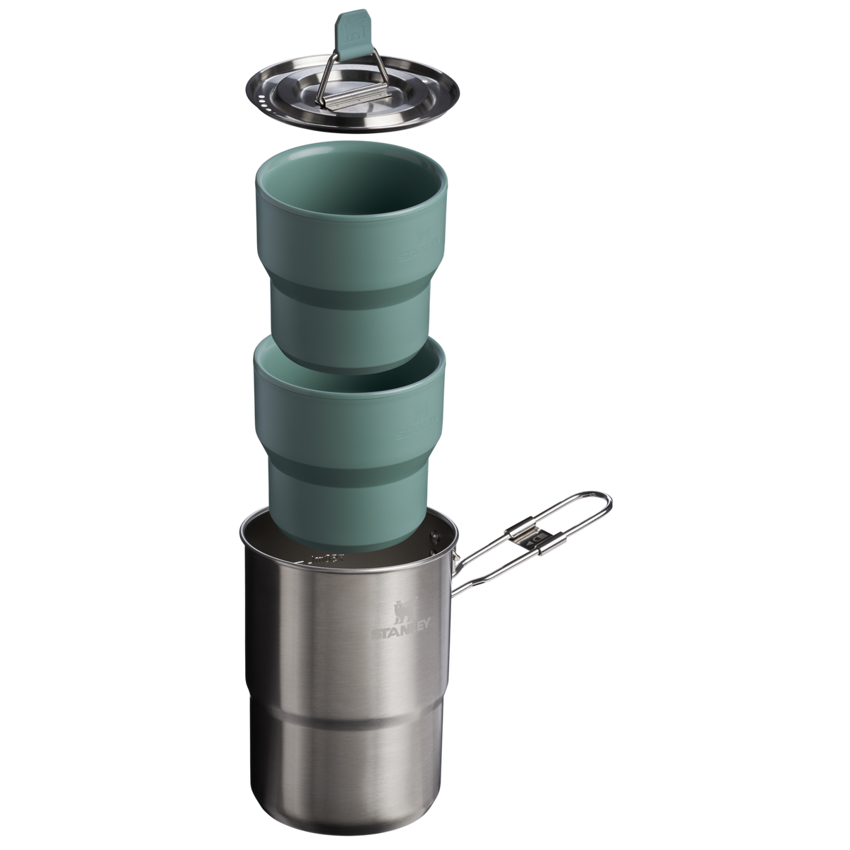 The Wildfare Go Two Cup Cookset 4-piece set | 1 QT Y7