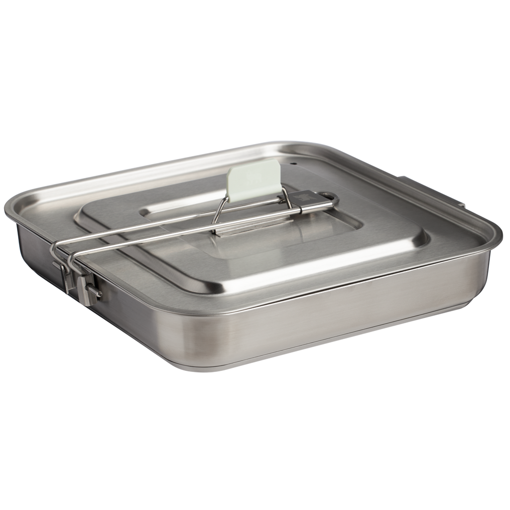 The Wildfare Pro Square Pan Cookset 5-piece set | 2 QT E6