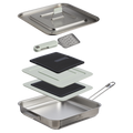 The Wildfare Pro Square Pan Cookset 5-piece set | 2 QT E6