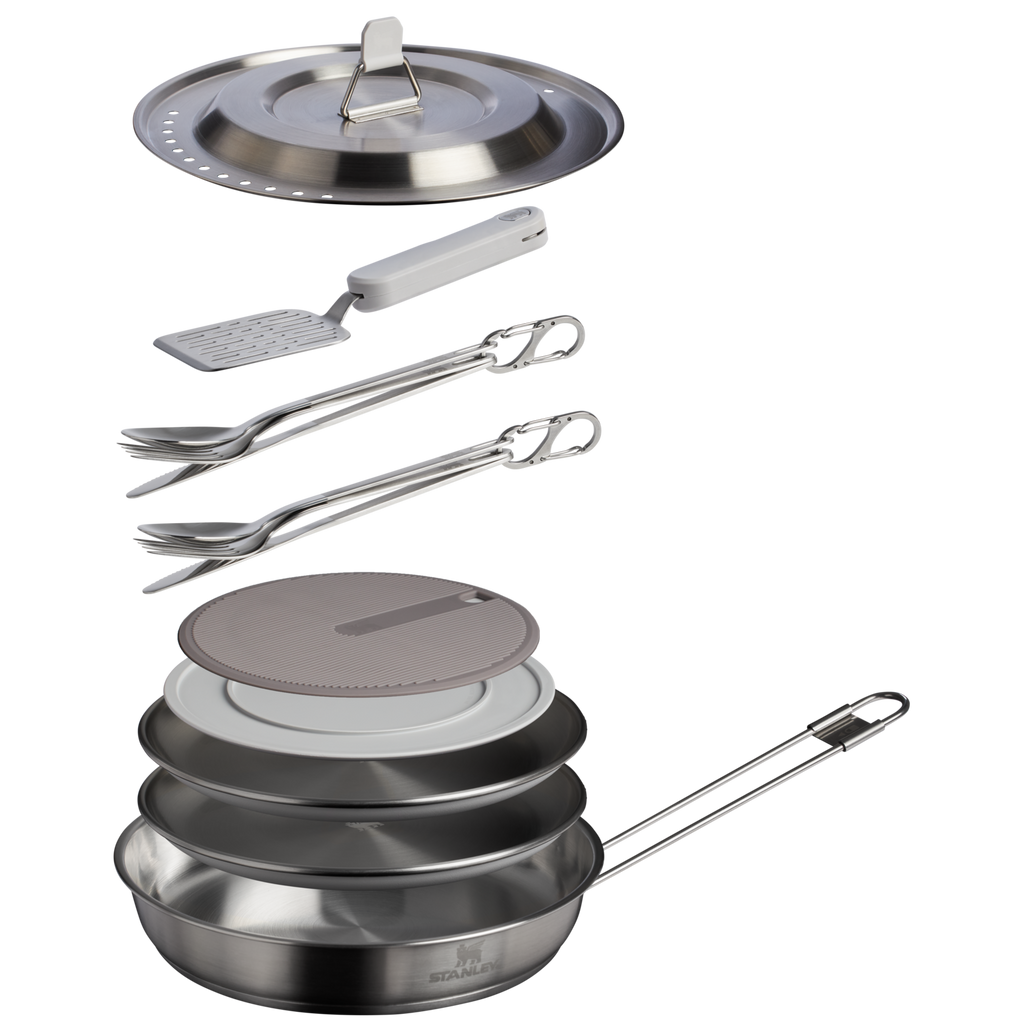 The Wildfare Pro Fry Pan Cookset 15-piece set | 1.1 QT G8